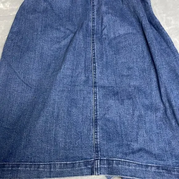 Gap Women’s Blue Denim Button Down Dress Size S - Picture 10 of 10